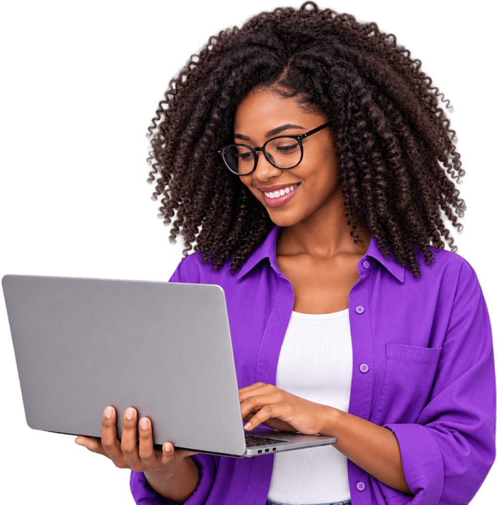 Girl With Laptop